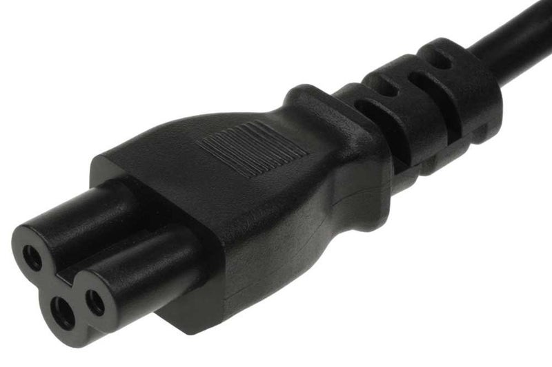 Omnihil Universal 8 Feet 3 Prong 3 Pin Power Cord (IEC-60320 IEC320 C5 to NEMA 5-15P) 18AWG - Up to 500W Max Power - UL Listed (Compatible with Many Models) - Image 3